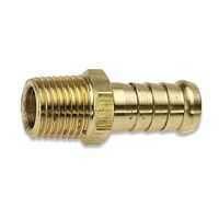 FITTING, HOSE BRASS 3/8 BARB 1/4 MALE