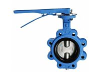Butterfly Valve Lugged Lever Handle  8"