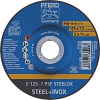 Grinding Wheel E230-7 PSF STEELOX 62023640
