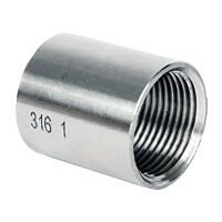 1 1/4" Socket Machined Stainless SSCP032