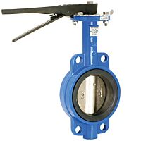 Butterfly Valve Wafer Lever Handle  2 1/2"